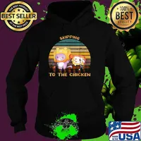 Skipping To The Chicken Lanky Box Videogame Vintage T-Shirt Hoodie