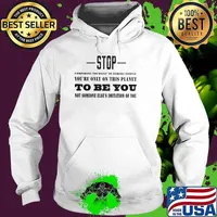 Stop comparing yourself to others people youre only on this planet to be you no someone elses imitation of you Hoodie