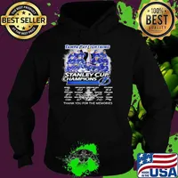 Tampa Bay Lightning Stanley Cup Champion 2021 Thank You For The Memories Hoodie