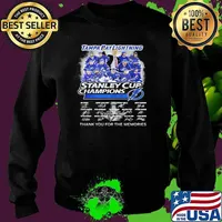 Tampa Bay Lightning Stanley Cup Champion 2021 Thank You For The Memories Sweater