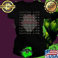 Tattoo Life, Oni Demon Japanese Harajuku tattoo T-Shirt Ladies tee