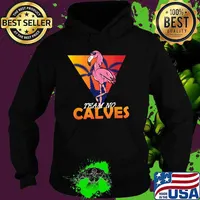 Team No Calves Flamingo Bodybuilding Gym Fitness Training T-Shirt Hoodie