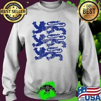 Three England Lions Tees Soccer Jersey 2021 English Football Shirt Sweater