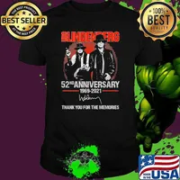 Udo Lindenperg 52th Anniversary 1969 2021 Thank you for the memories shirt