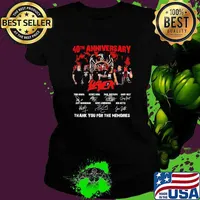40th Anniversary Slayer Thank You For The Memories Shirt Ladies tee