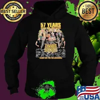 57 years 1964 2021 lynyrd skynyrd thank you for the memories signatures Hoodie