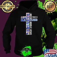 All i need today is a little of cubs and a whole lot of jesus s Hoodie