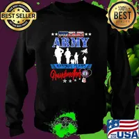 Army National Guard US Flag National Guard Grandmother Proud T-Shirt Sweater