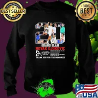 Grand slam novak djokovic thank you for the memories signature Sweater
