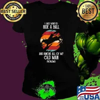 I Just Want To Ride a Bull And Ignore All Of My Old man Problems T-Shirt Ladies tee