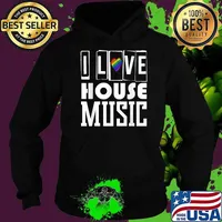 I Love Chicago Music House Lover T-Shirt Hoodie