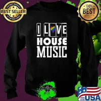 I Love Chicago Music House Lover T-Shirt Sweater
