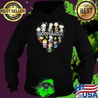 I'm A Snoopyaholic Heart Shirt Hoodie
