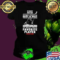 Ice Hockey Mom Some People Have To Wait Their Entire Lives To Meet Their Favorite Player I Raised Mine Shirt Ladies tee