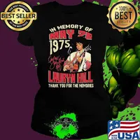 In memory of May 1975 lauryn hill thank you for the memories signatures Ladies tee