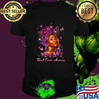 In October We Wear Pink Black Woman Breast Cancer Awareness T-Shirt