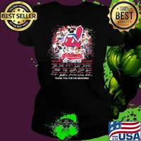 Indians 1915 forever thank you for the memories signatures Ladies tee