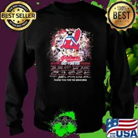 Indians 1915 forever thank you for the memories signatures Sweater