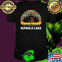 Kerr Lake sunset Bear Canoe outdoor hiking Vintage T-Shirt