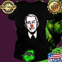 Official fauci The Clown T-Shirt Ladies tee