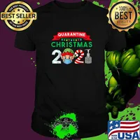 Quarantime Christmas Elf 2021 Family Xmas T-Shirt