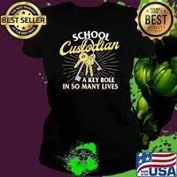 School Custodian A Key Role In So Many Lives - Janitor T-Shirt Ladies tee
