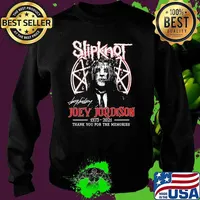 Slipknot joey jordison 1975 2021 thank you for the memories signature Sweater