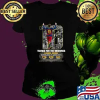 Thanks you for the memories lionel Messi 2000 2021 T-Shirt Ladies tee