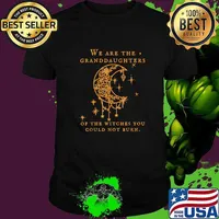 We Are the Granddaughters of the Witches You Could Not Burn Moon Flower T-Shirt