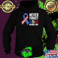 20 Years Latter Never Forget 9 11 01 Patriot Day American Flag T-Shirt Hoodie