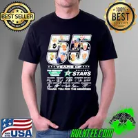 55 years of The Greatest NHL Teams Dallas Stars signatures thank you for the s Unisex