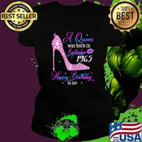 A Queens Are Born In September 1965 Happy Birthday To Me Shoes Diamond 56th Birthday T-Shirt Ladies tee