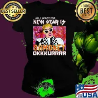 All I Want For New Year Is Shmoney Okkkurrrr Cardi B Shirt Ladies tee