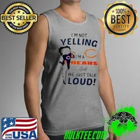 Betty Boop I’m not yelling I’m a Bears girl We Just Talk Loud s Tank Top