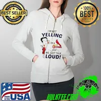 Betty Boop I’m not yelling I’m a Cardinals girl We Just Talk Loud s Full Zip Hooded