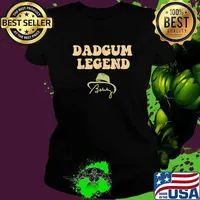 Bobby Bowden Dadgum Legend Florida Vintage Football Coach T-Shirt Ladies tee