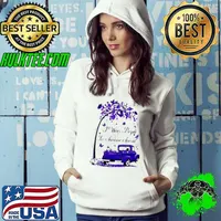 Butterflies I wear Purple for My Aunt Jeep Pandemic Cancer Awareness Shirt