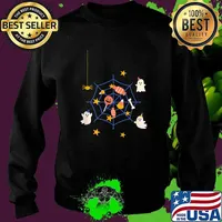 Cute Halloween youth and adult candy ghost T-Shirt Sweater