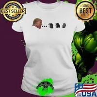 Donald Trump scream Joe Biden and Kamala Harris Shirt Ladies tee