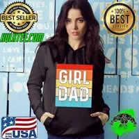 Girl Dad With Daughters Hashtag Father’s Day vintage Shirt