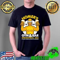 Homers gym and bar springfield usa my head's gonna be sore in the morning beer 1989 s Unisex