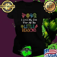 I Love My Job For All The Little Reasons Daycare Teacher T-Shirt Ladies tee