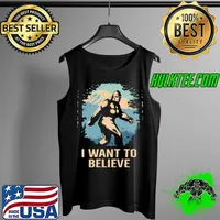 I Want To Believe Big Foot Shirt Tank Top