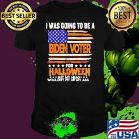 I was going to be a Biden voter for Halloween but my head wouldn’t fit up my ass american flag shirt