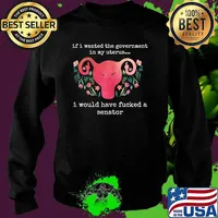 If I Wanted The Government In My Uterus I Would Have Fucked A Senator T-Shirt Sweater