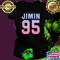 Jimin 95 Kpop BTS T-Shirt Ladies tee