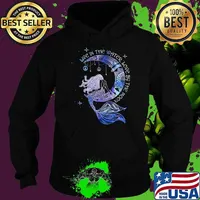 Live in the water love by the moon mermaid s Hoodie