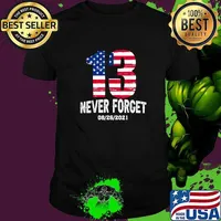 Never Forget Say Their Names Joe - Names Of Fallen Soldiers 13 Heroes American Flag T-Shirt