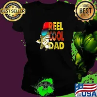 Nice reel Cool Dad Fisherman Daddy Fishing T-Shirt Ladies tee