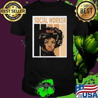 Social Worker Black Women Shirt